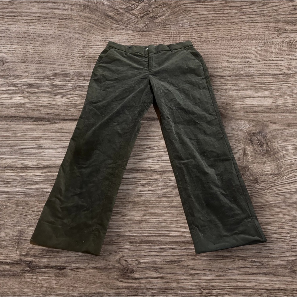 Free Assembly Women’s Black Velvet Trouser Pants Size 8